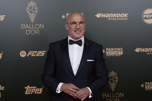 Luis de la Fuente at the Ballon d'Or ceremony (Image - Getty)