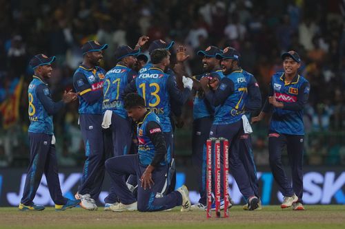 Sri Lanka national cricket team. (Credits: Getty)