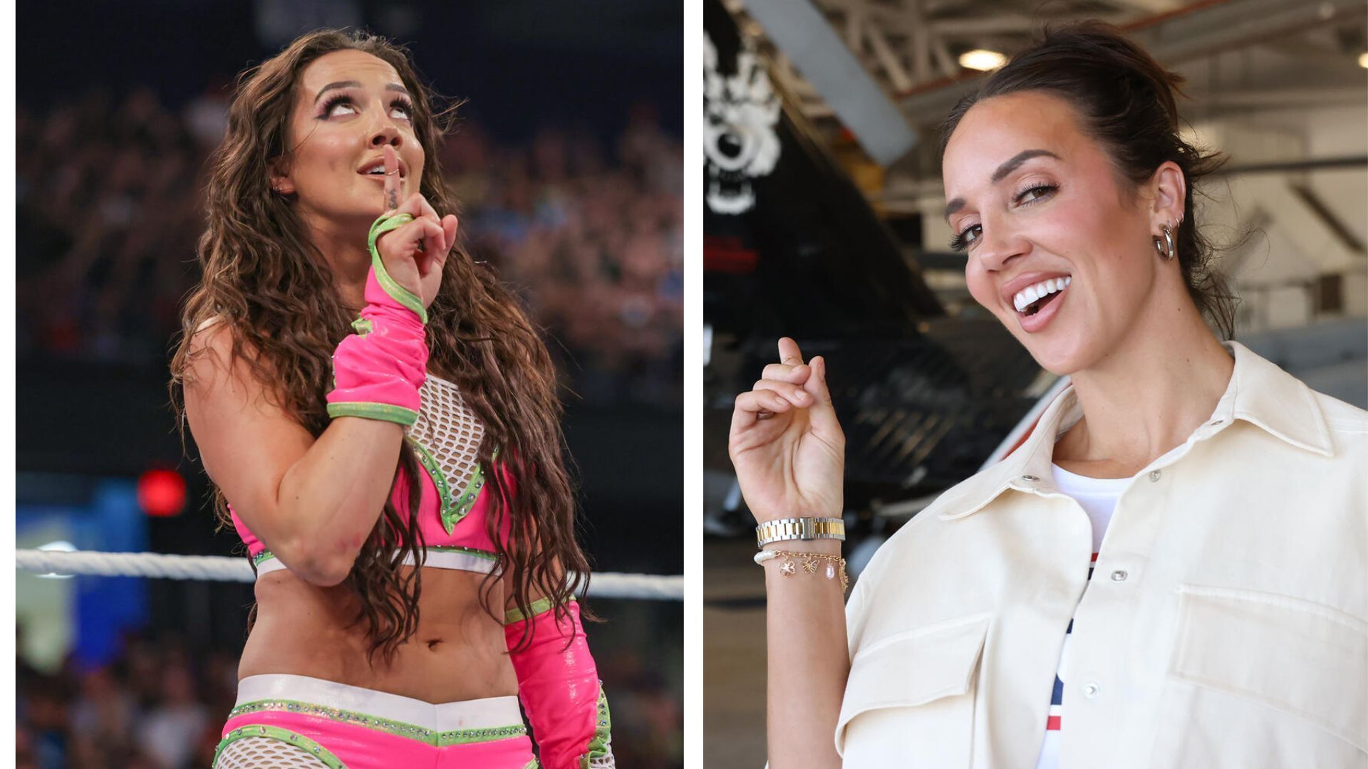 Green returned to the company in 2023. [Photos: WWE.com]