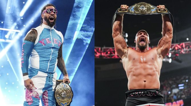3 कारण क्यों Jey Uso WWE Raw में Bron Breakker के खिलाफ आईसी चैंपियनशिप हार गए