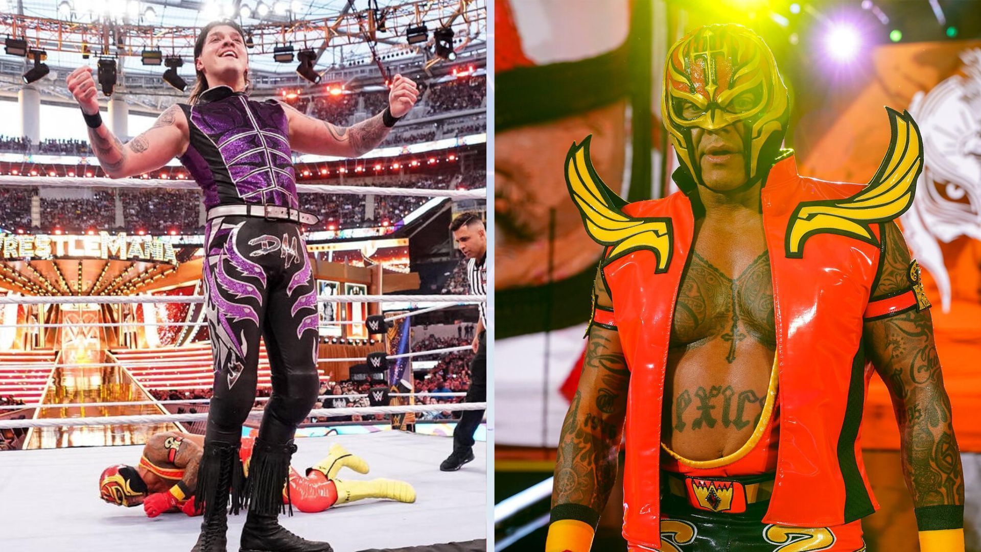 Dominik Mysterio is yet to become a singles champion on the main roster. [Images Source: WWE.com]