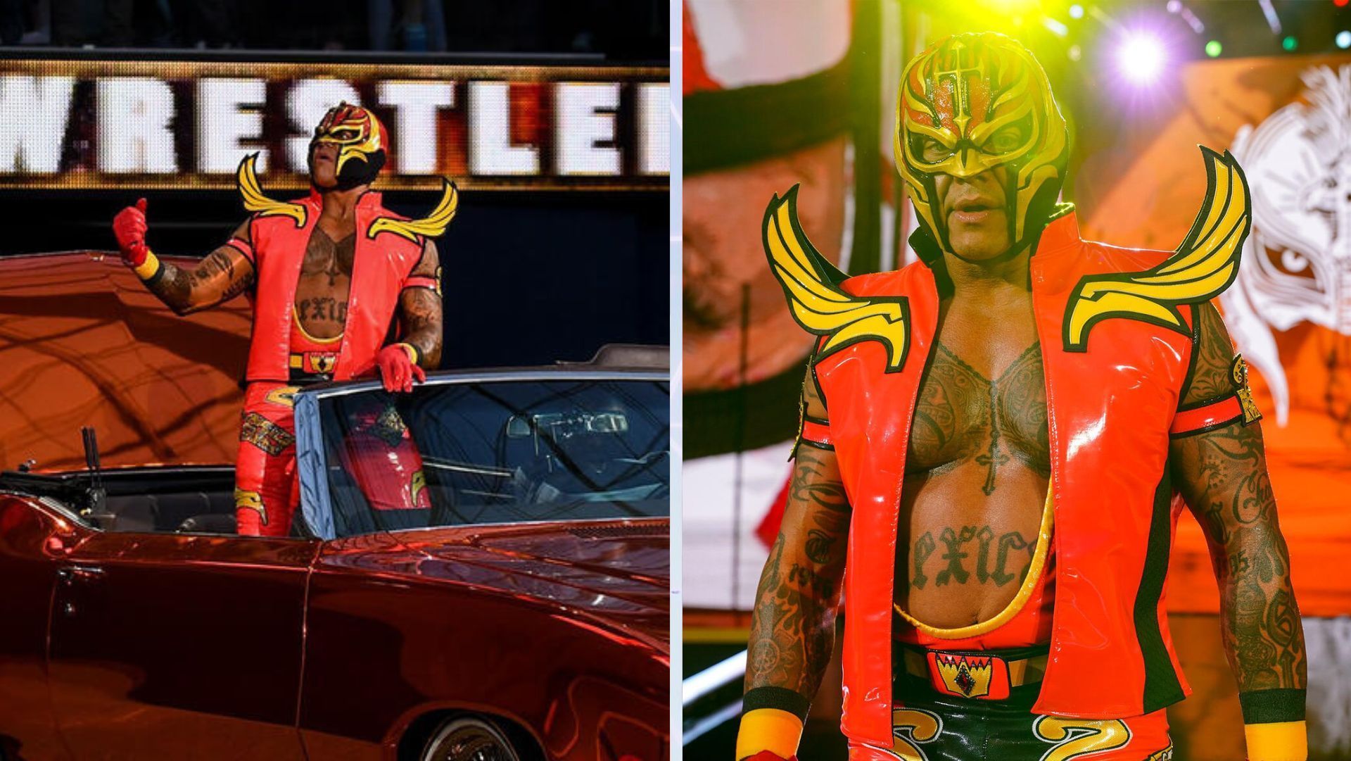 Rey Mysterio is a part of LWO. [Images Source: WWE.com]