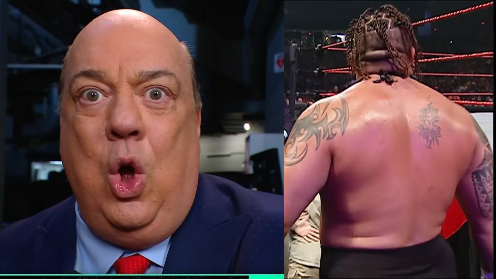 Paul Heyman (left) &amp; Samoan legend (right) [Images Source: Screnshot via WWE