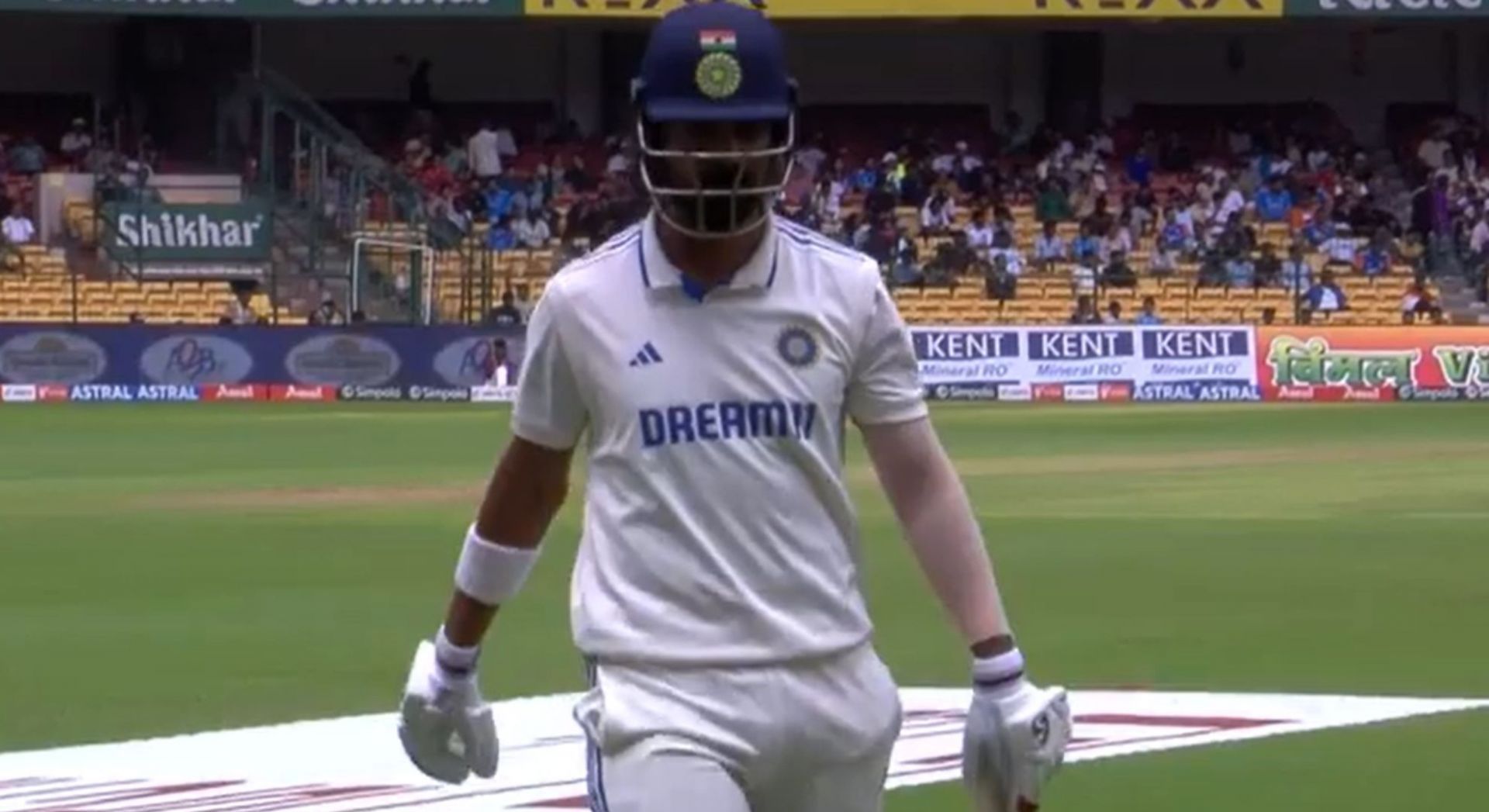 [Watch] KL Rahul departs for a duck in 2024 IND vs NZ 1st Test