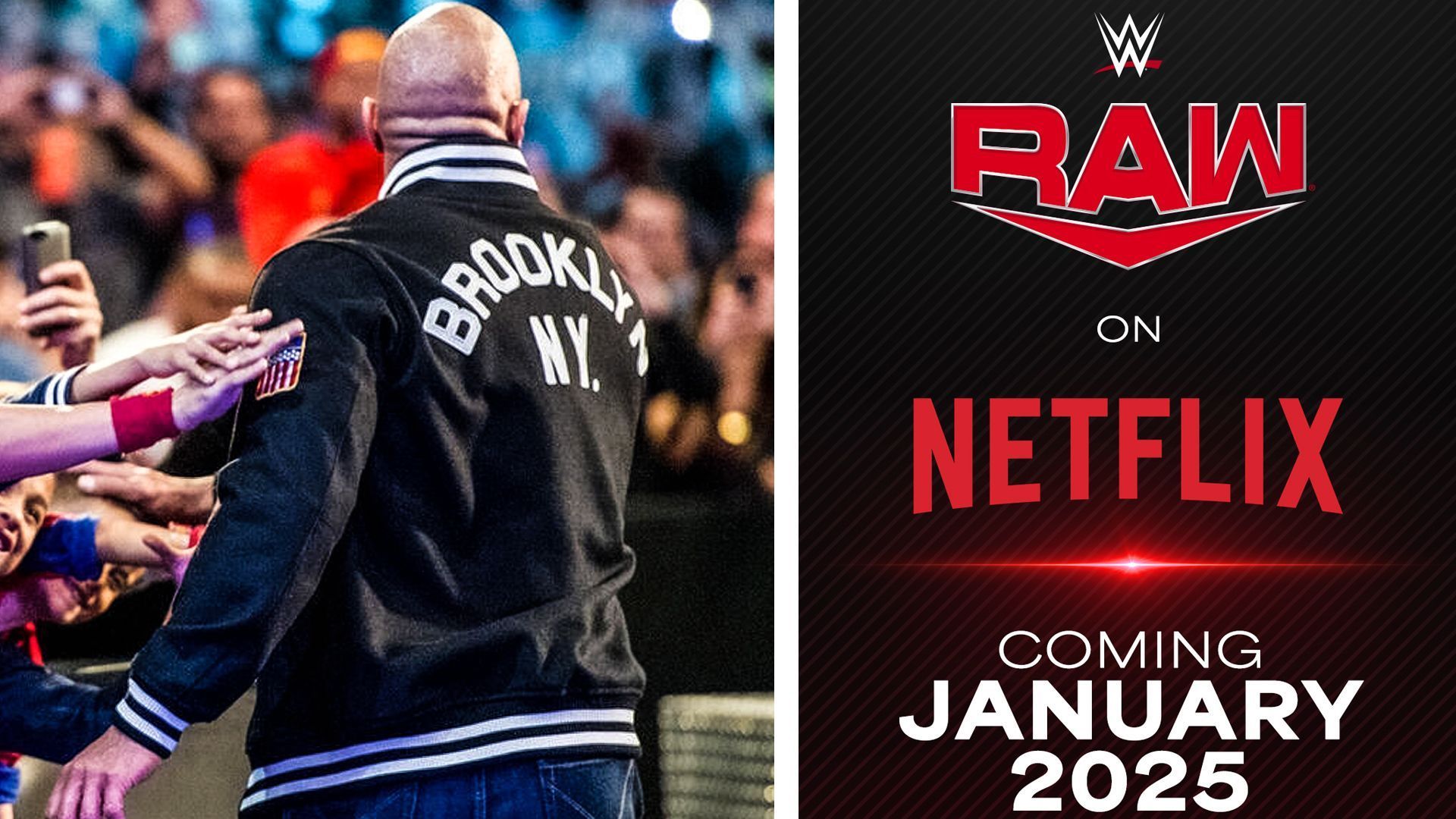 WWE RAW will be moving to Netflix in 2025. [Photo credits: WWE.com &amp; WWE on X]