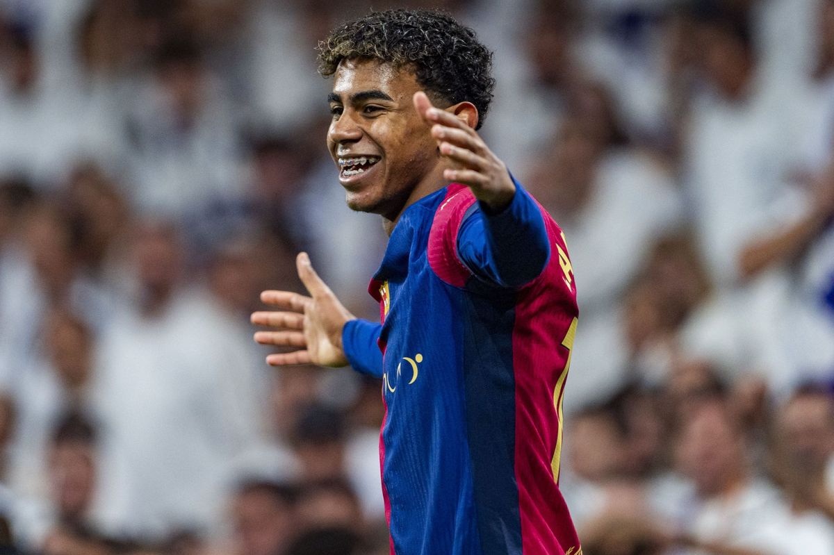Lamine Yamal hits Cristiano Ronaldo’s iconic ‘calma’ celebration after