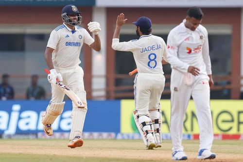 Ravichandran Ashwin and Ravindra Jadeja impressed with their all-round performances against Bangladesh. [P/C: BCCI]