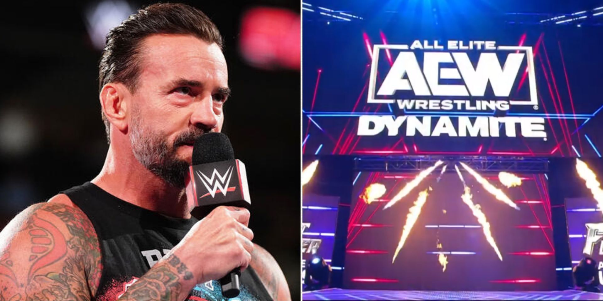 CM Punk has held a world title in WWE and AEW (Images via WWE.com and AEW on X)