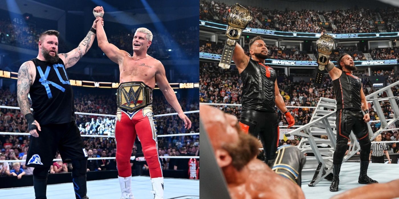 Not all current WWE Champions will be entering 2025 with their titles (images source: WWE.com)