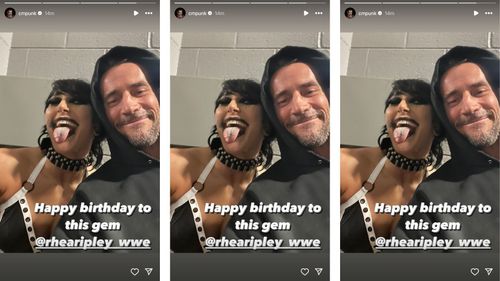 Punk sends a birthday message to Rhea Ripley on Instagram.