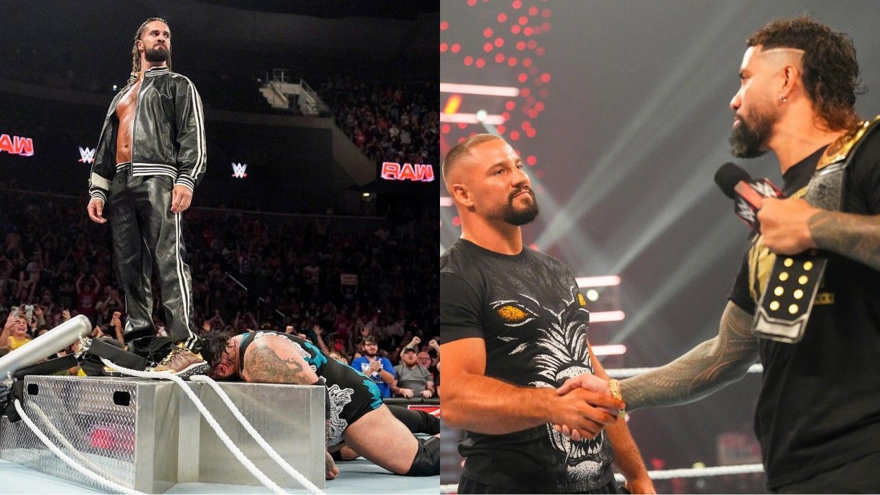 WWE Raw, Seth Rollins, Gunther, Bron Breakker, CM Punk, 