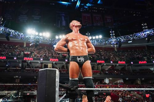 Ludvig Kaiser on Monday Night RAW [Image source: Getty]