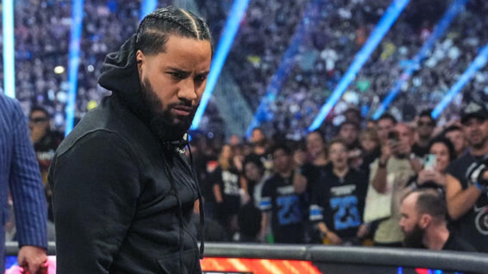 Jimmy Uso during WWE SummerSlam last year [Image via wwe.com]