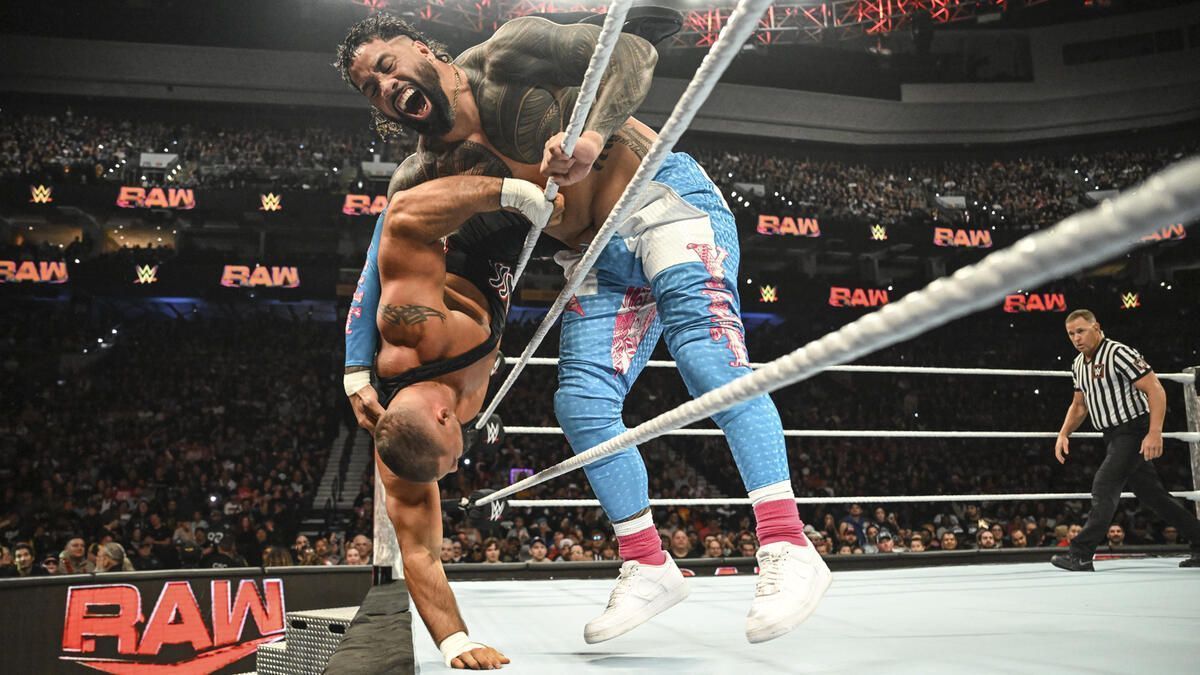 Jey Uso faced Bron Breakker on RAW this week [Image credits: WWE]