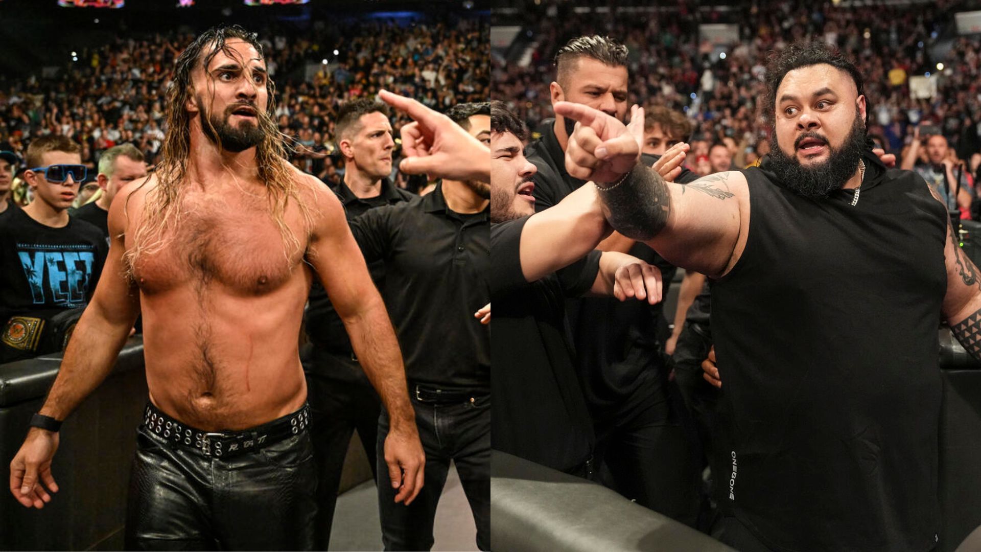 Seth Rollins and Bronson Reed clicked on RAW