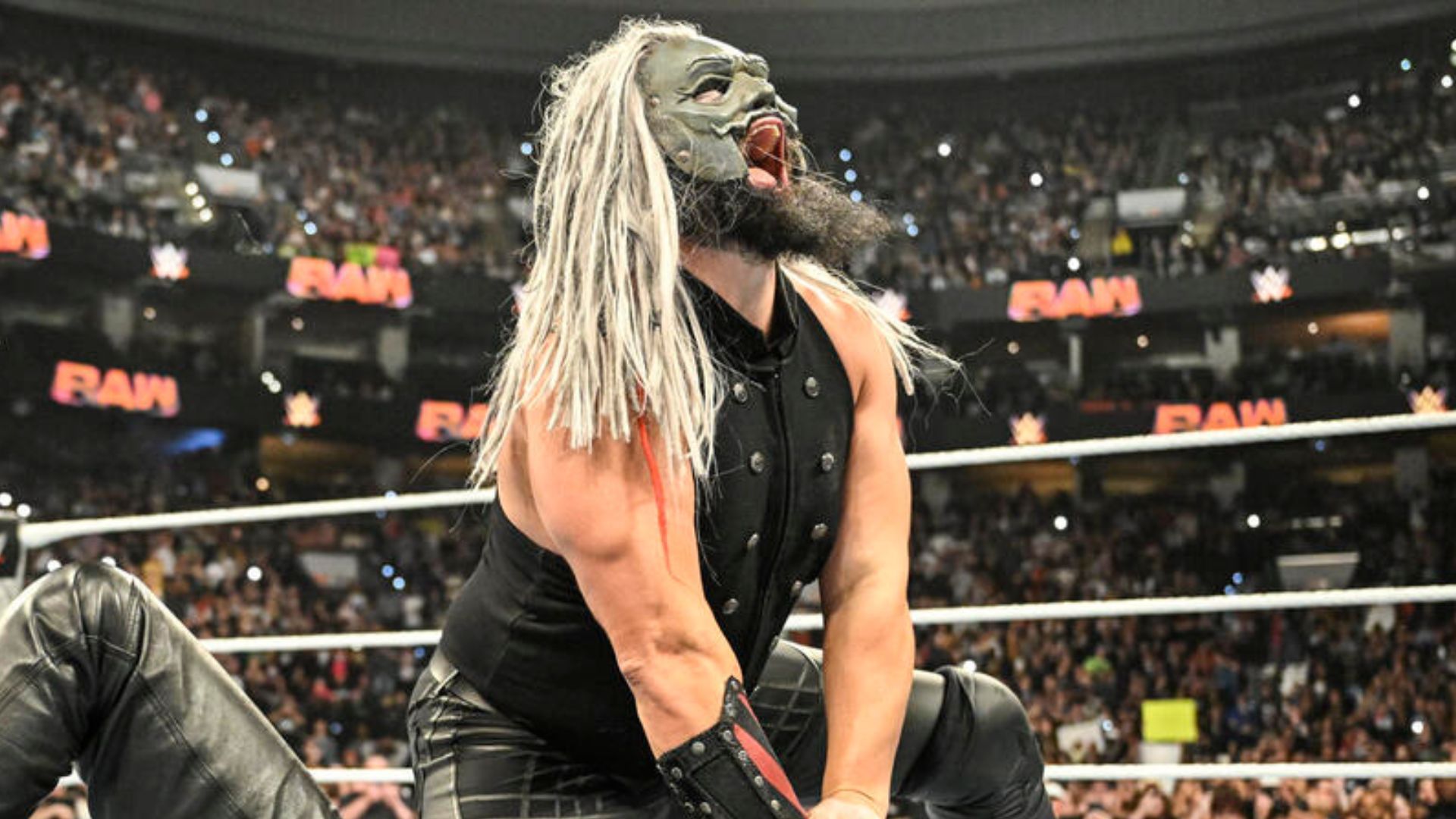 The leader of The Wyatt Sicks, Uncle Howdy. [Image via WWE.com]