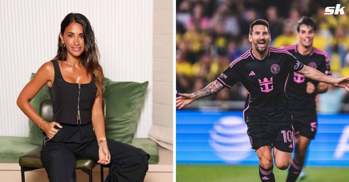 Antonela Roccuzzo and Lionel Messi