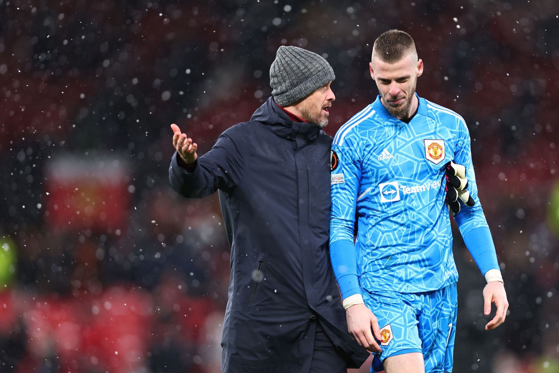 Erik ten Hag replaced David de Gea with Andre Onana (Image - Getty)