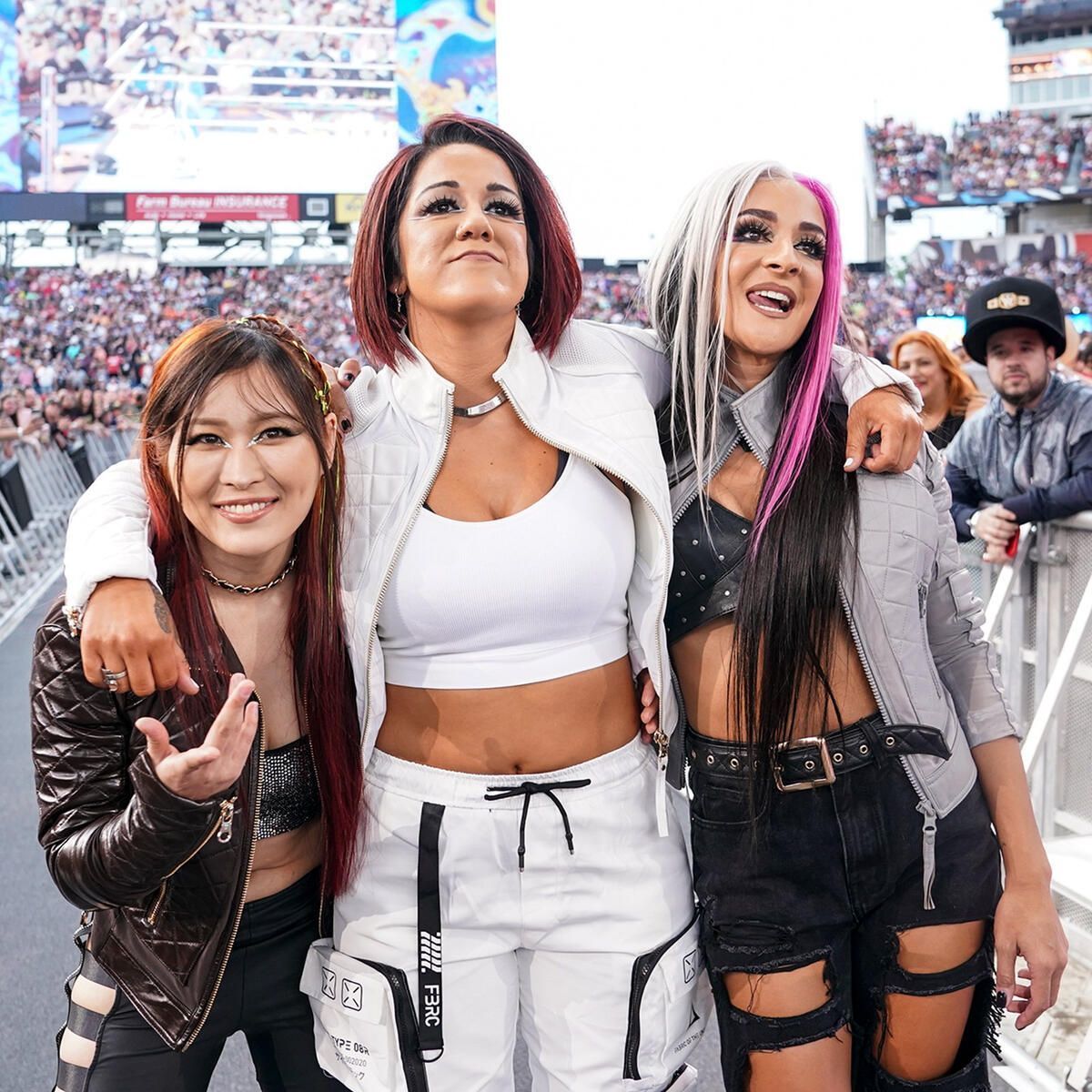 Original members of Damage CTRL during SummerSlam in 2022 (Image credits: WWE.com)