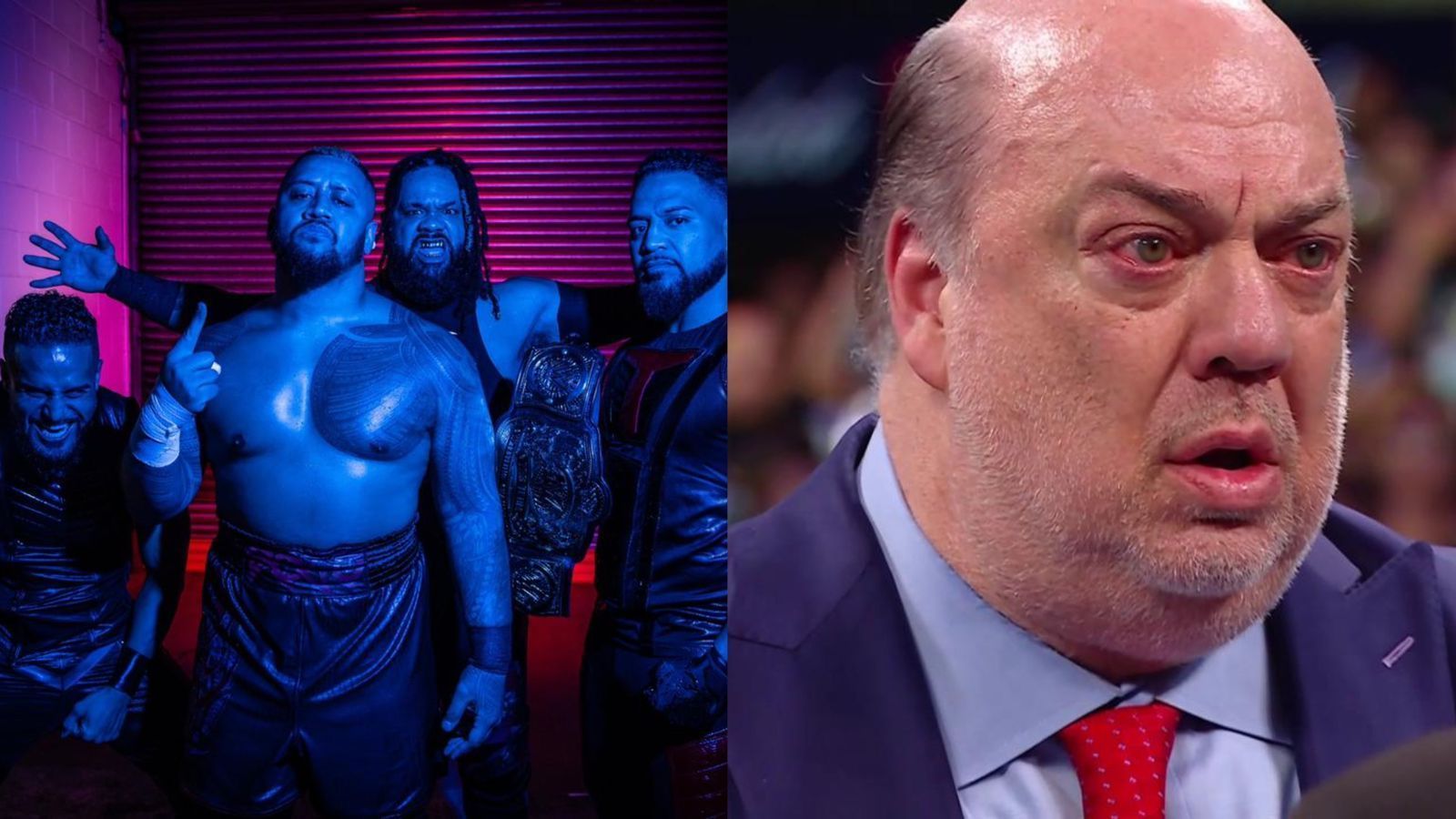 The Bloodline took out Paul Heyman a few months back!