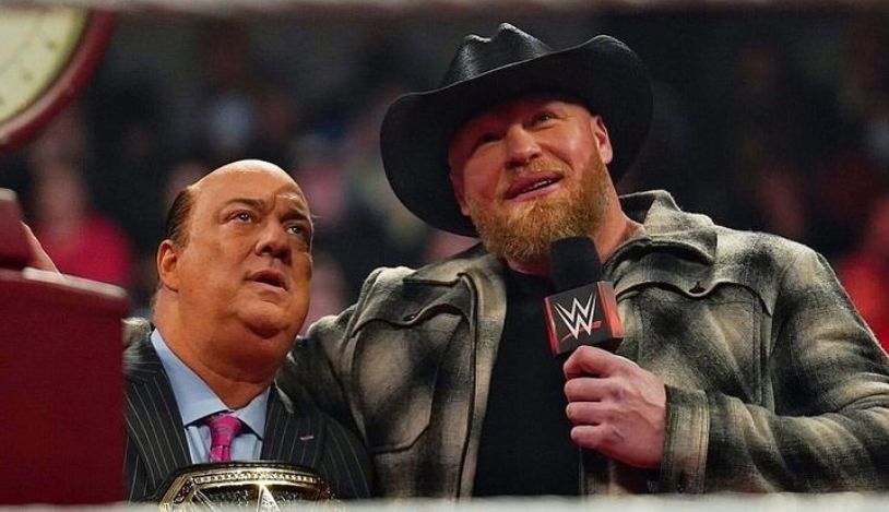 Paul Heyman and Brock Lesnar (@paulheyman on Instagram)