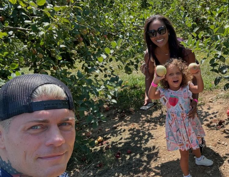 Brandi Rhodes and Cody Rhodes (@thebrandirhodes on Instagram)