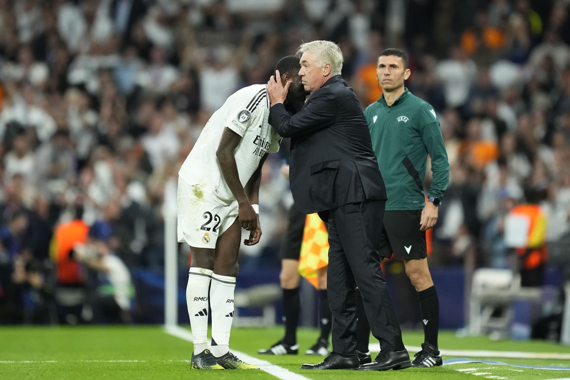 Antonio Rudiger - Real Madrid C.F. v Borussia Dortmund - UEFA Champions League 2024/25 League Phase MD3 - Source: Getty