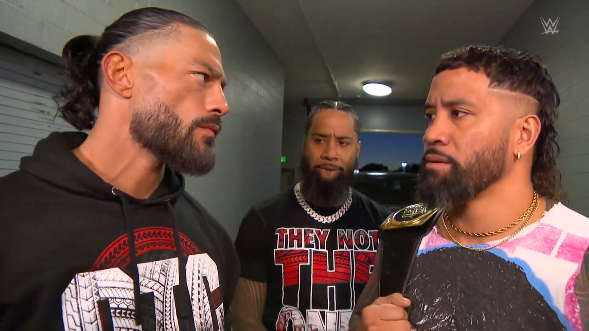 It will take time for Roman Reigns and Jey Uso to mend fences (Image credit: WWE on X)