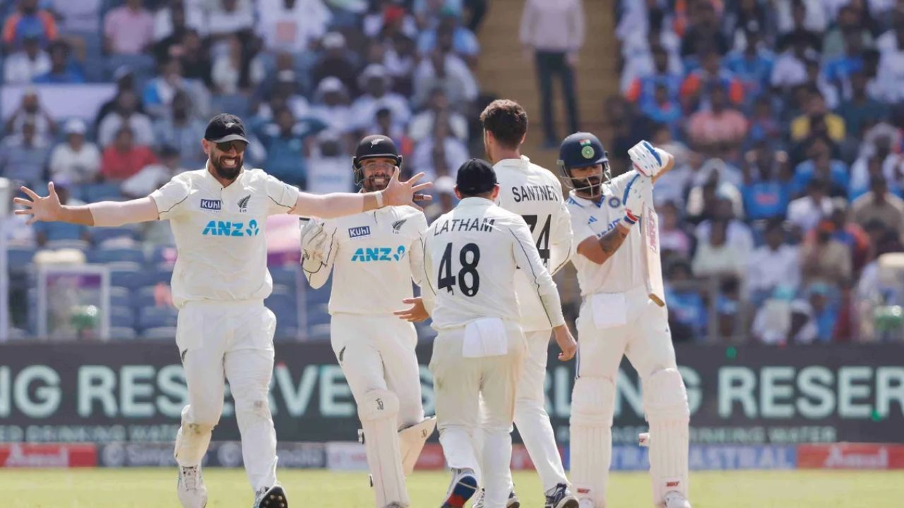 न्यूजीलैंड ने टीम इंडिया की हालत खराब कर दी है (Photo Credit: bcci.tv)