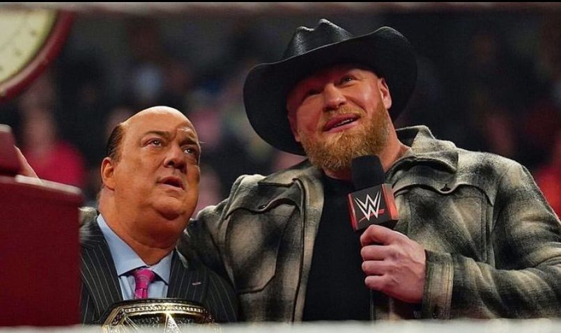 Paul Heyman with Brock Lesnar (@paulheyman on Instagram)