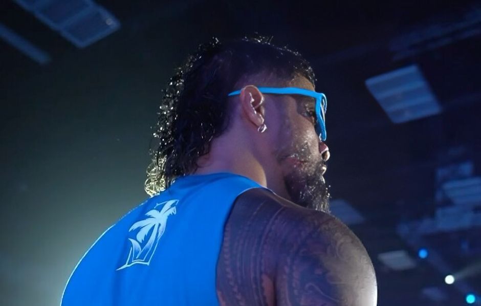 Jey Uso Haircut Permed Mullet (@uceyjucey on Instagram)