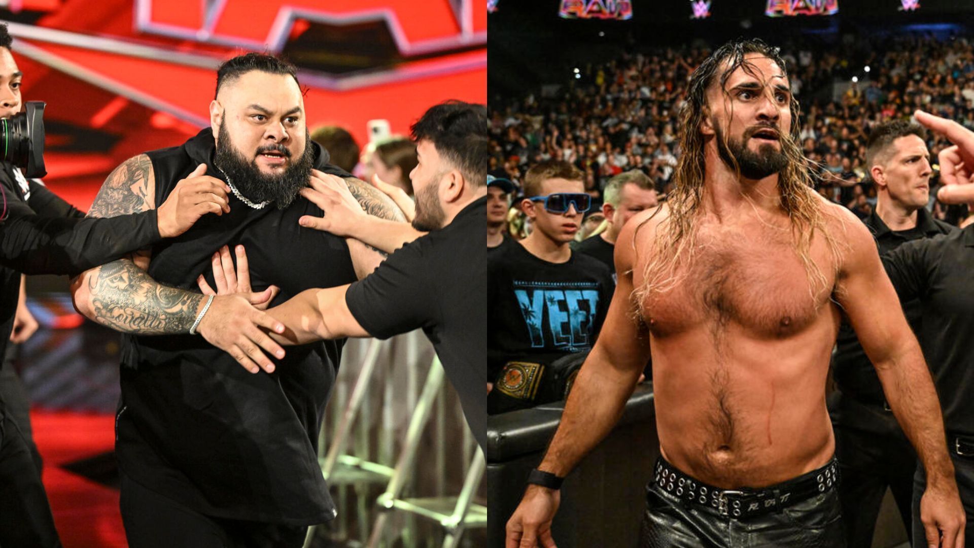 Bronson Reed (left), Seth Rollins (right) (Image Credits: WWE.com)