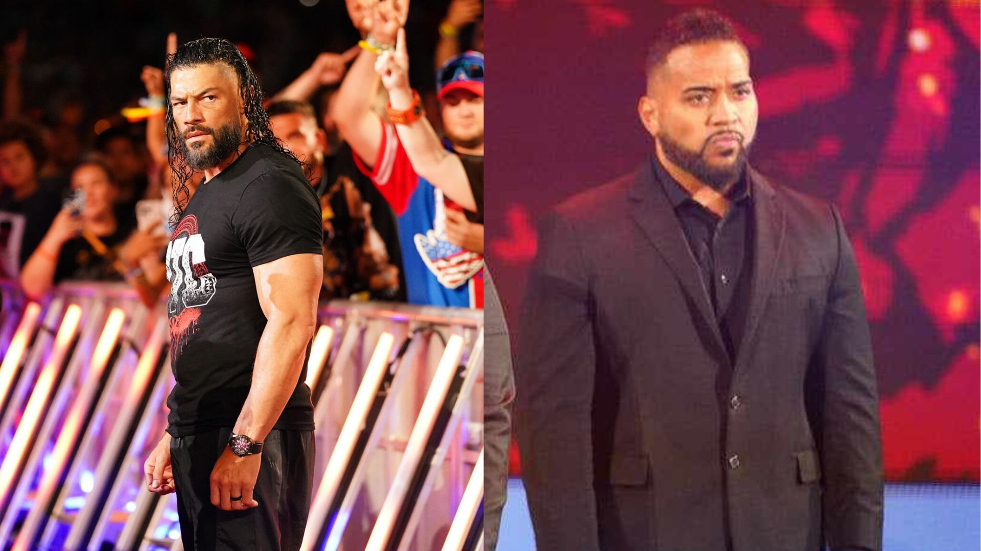 Roman Reigns (left) and Tonga Loa (right) in picture [Image credits: wwe.com]