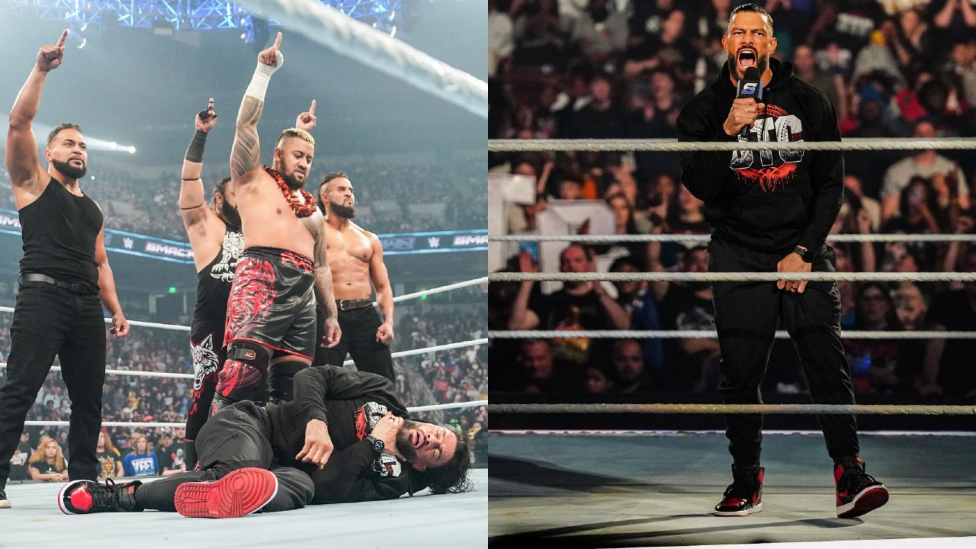 WWE SmackDown में रोमन रेंस पर हमला हुआ था (Photos: WWE.com)