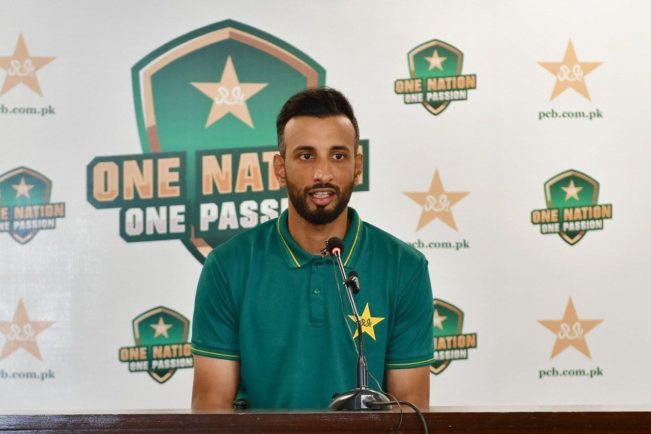 Pakistan skipper Shan Masood (Image Credits: PCB Twitter)