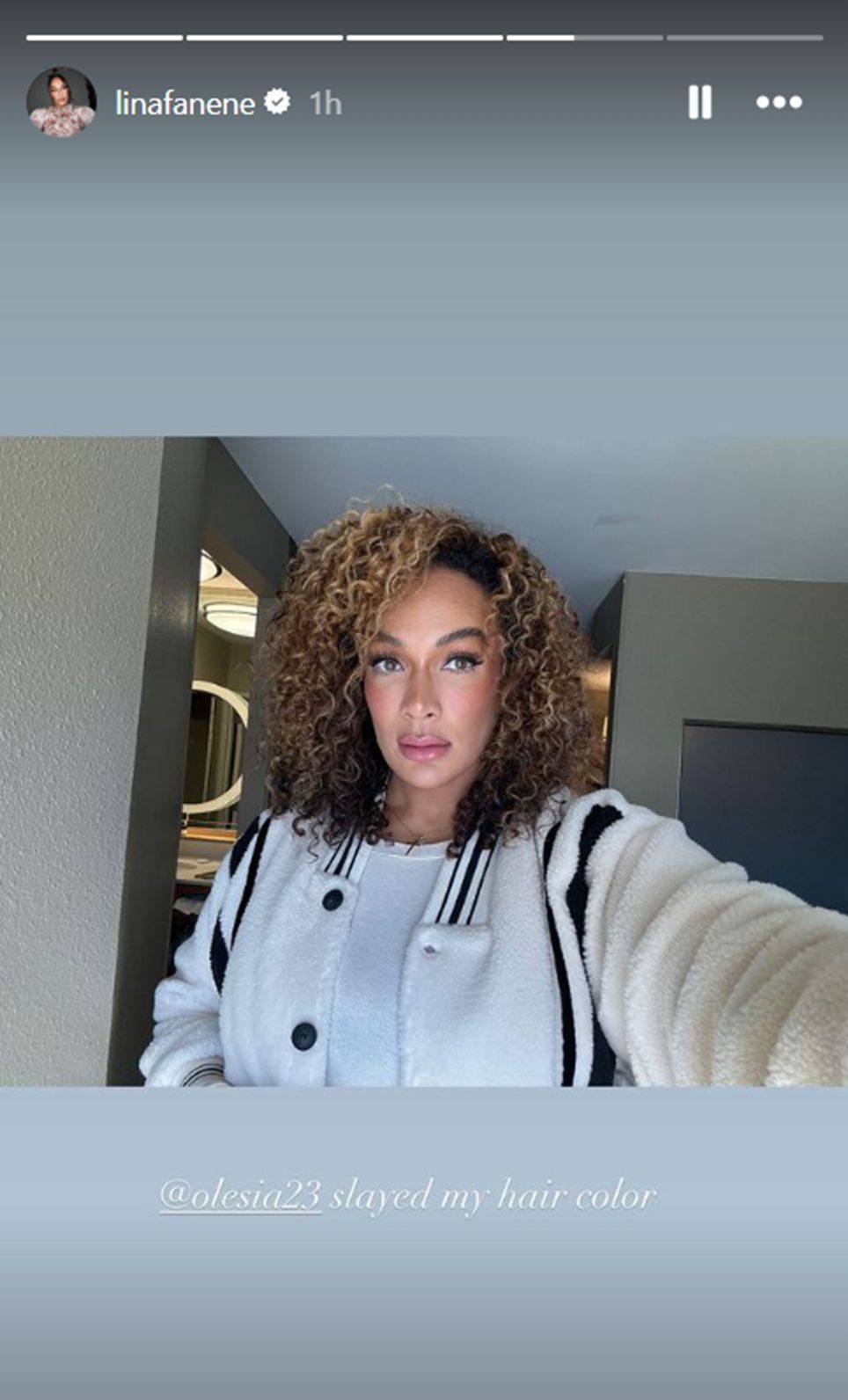 Nia has a new look following her win. (Photo credit: Nia Jax&#039;s Instagram)