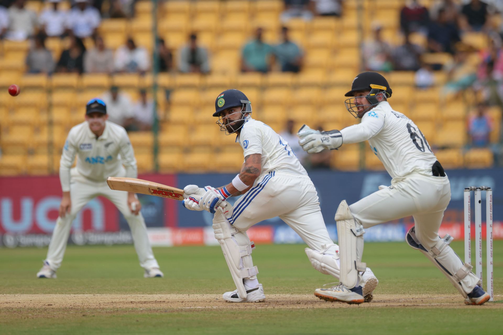 Virat Kohli has looked out of sorts for a while in Test cricket. (Image Credits: Getty Images)