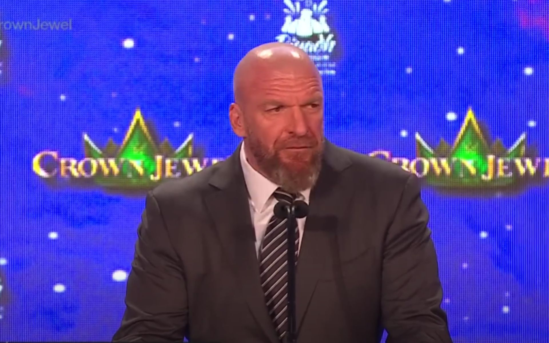 The Game at the 2022 CJ Press Conference (Picture Courtesy: WWE on YouTube)