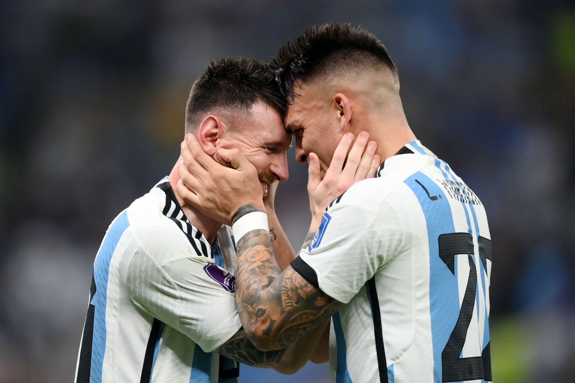 Lionel Messi and Lautaro Martinez - Source: Getty