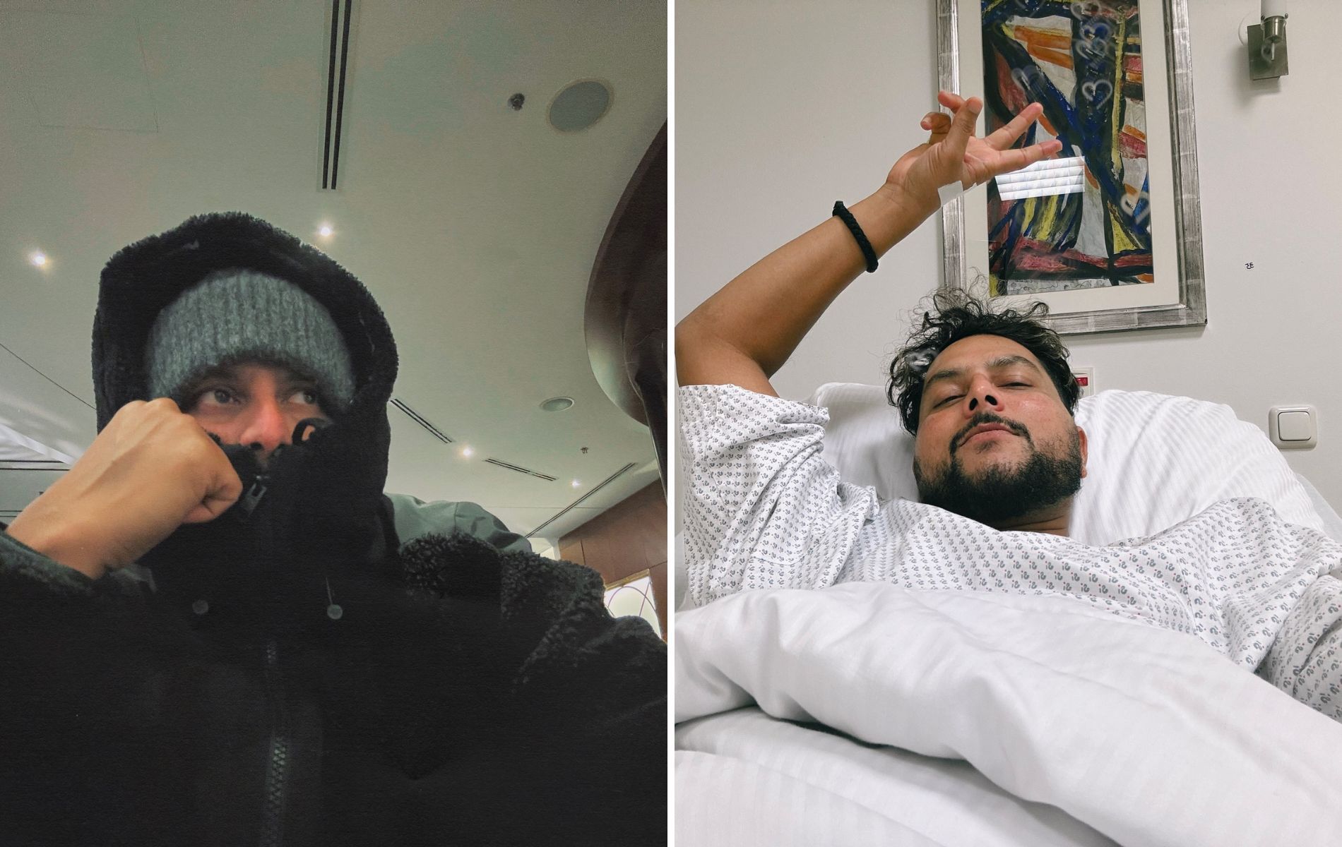 Kuldeep Yadav reportedly underwent a successful surgery in Germany. (Pics: Instagram/@kuldeep_18)