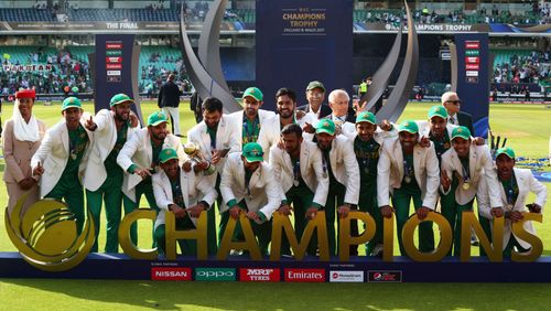 Pakistan defeated India in the final of the 2017 Champions Trophy. [P/C: Getty]