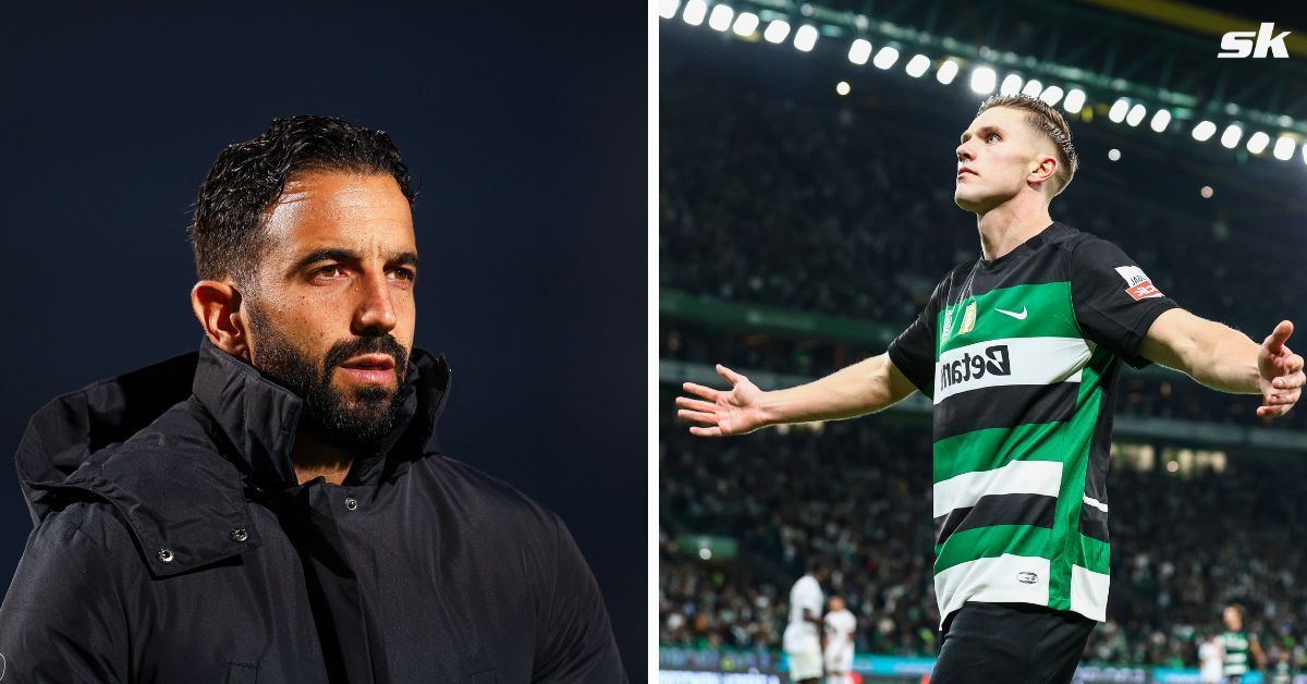 Incoming Manchester United manager Ruben Amorim and Sporting striker Viktor Gyokeres