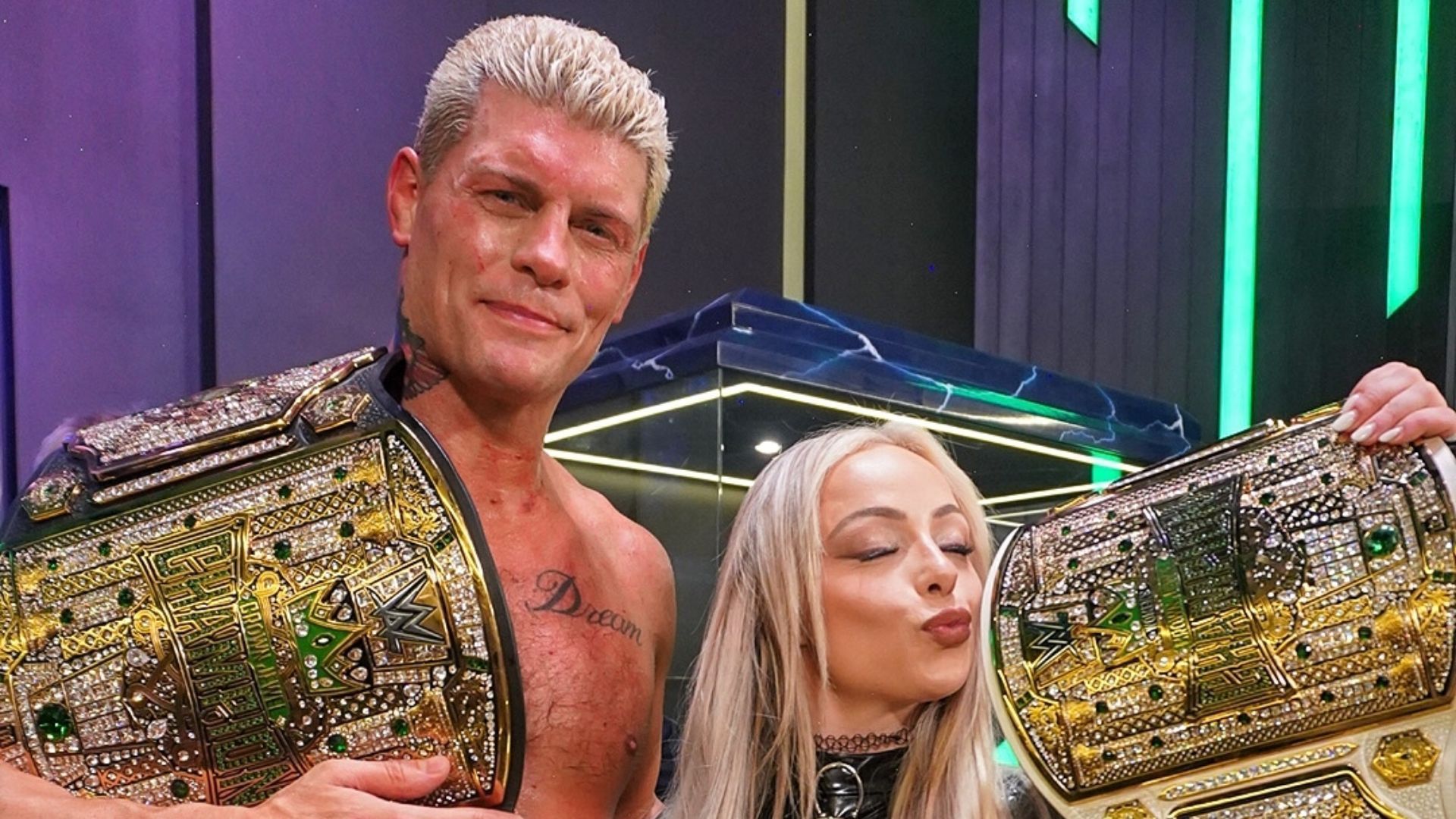 Cody Rhodes and Liv Morgan [Image credits: X]