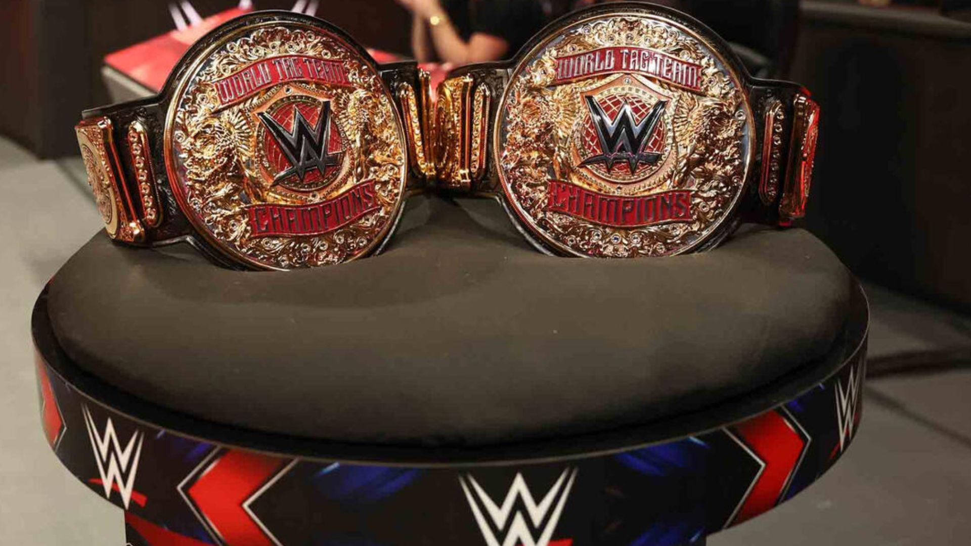 The WWE World Tag Team Champion was formerly the RAW Tag Team titles [Image Credits: WWE.com]