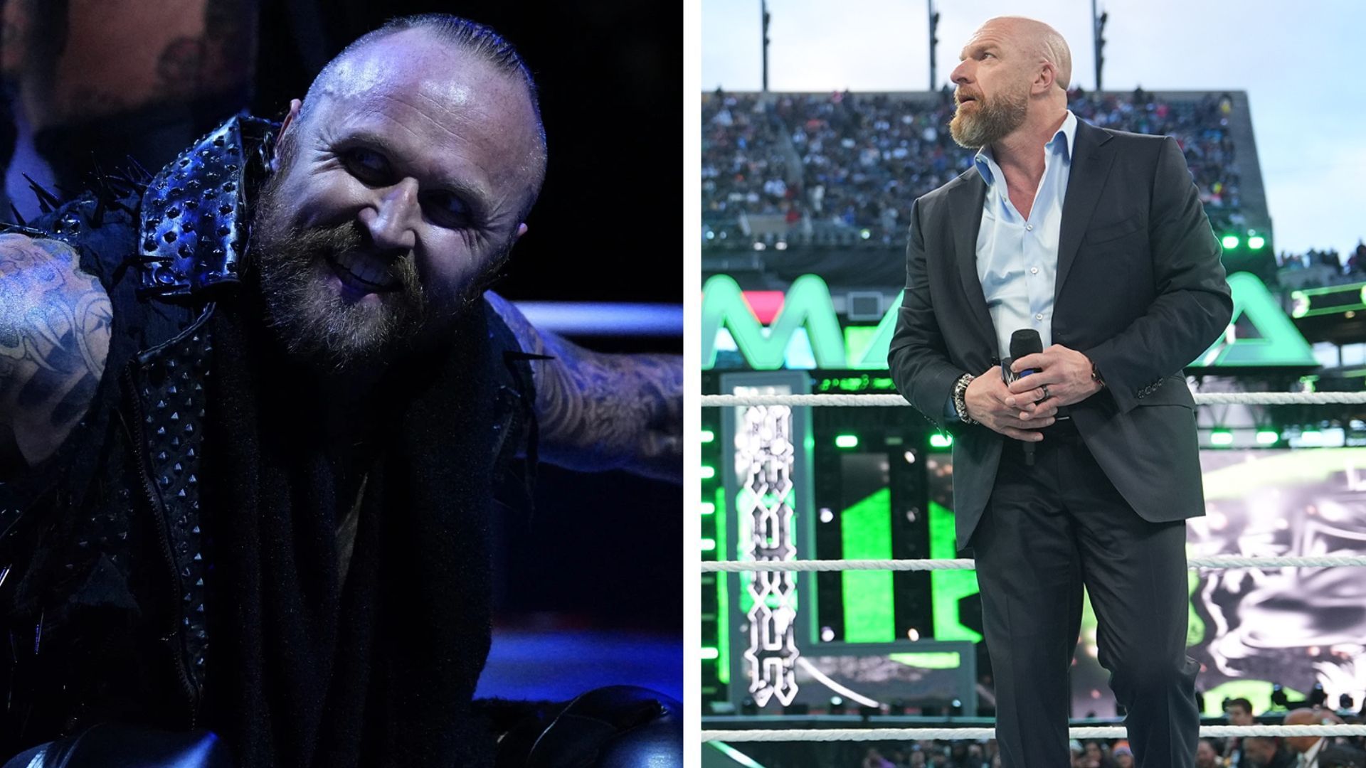 Malakai aka Aleister Black could return to WWE [Credit: AllEliteWrestling.com &amp; WWE.com]