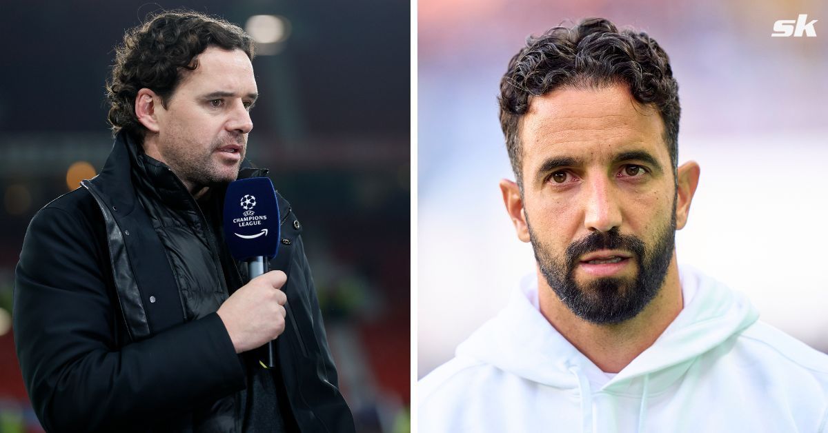 Owen Hargreaves and Manchester United head coach Ruben Amorim