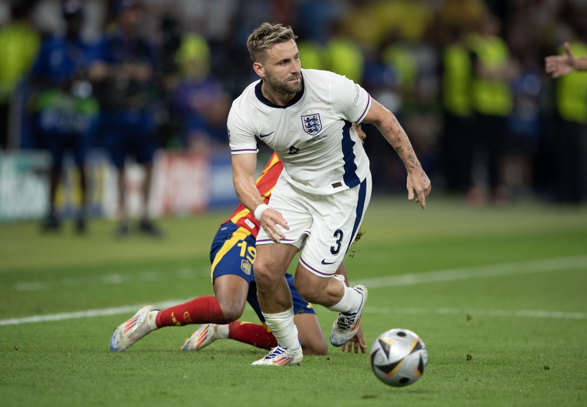 Luke Shaw remains sidelined with injury