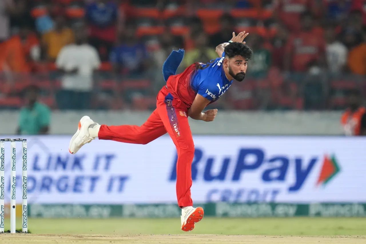 Mohammed Siraj was released by the Royal Challengers Bengaluru ahead of the IPL 2025 auction. [P/C: iplt20.com]