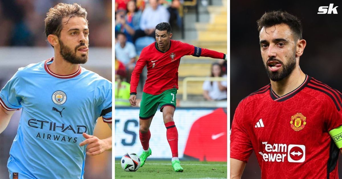 Bernando Silva (left), Cristiano Ronaldo (center) &amp; Bruno Fernandes (rigjt) - (Image: All images from Getty)