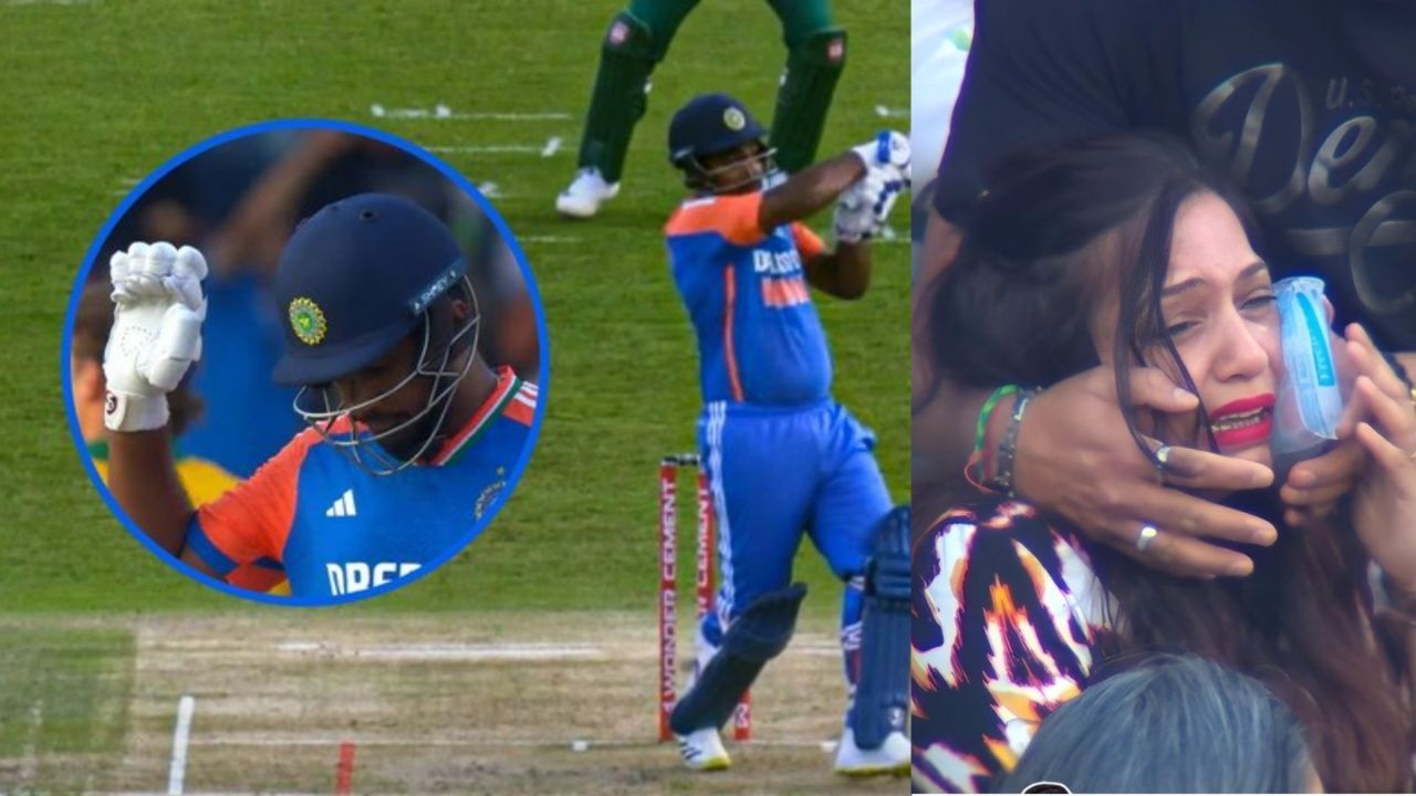 Sanju Samson Six Hits Female Fan IND vs SA 4th T20I